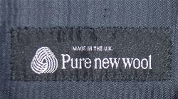 Pure New Wool Label