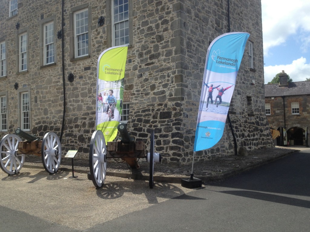 Feather Flags produced for Fermanagh District Council