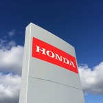 Honda Sign - Steel and Acrylic