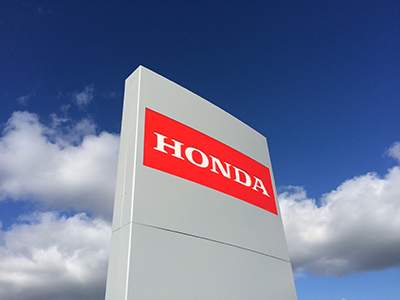 Honda Sign - Steel and Acrylic