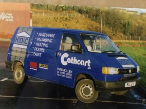 VW Transporter liveried in mid 1990's for FR Cathcart 