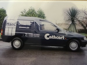 Ford Escort Van liveried for FR Cathcart mid 1990's