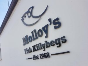 Molloy's Fish Factory Sign