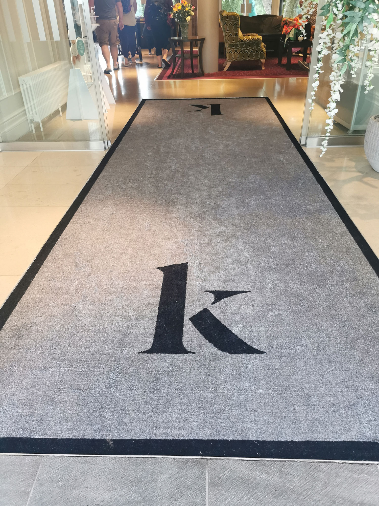 Custom Printed Carpet Logo Mats - LE Graphics